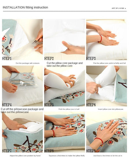 Nordic Pillow Case Moroccan Style Pillow Indian Bohemian Luxury Living Room Bedroom Cushion Cover Lumbar Pillowslip Home Decor