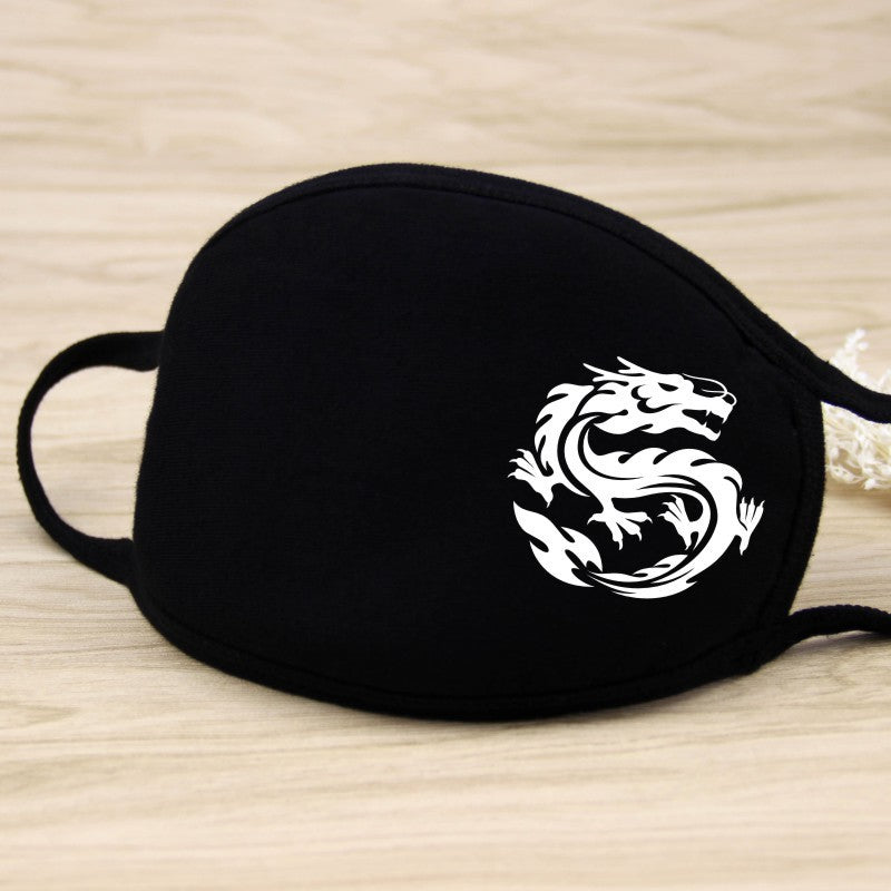 Anti Dust Mouth Mask K/DA KDA Akali Mask Cosplay Akali Assassin Cosplay Face Masks  Cotton Dustproof Warm Mask