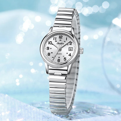 SUNKTA Women's Quartz Wristwatches Top Brand Luxury Bracelet Watch Gift For Women Fashion Simple Sport Waterproof Ladies Watch