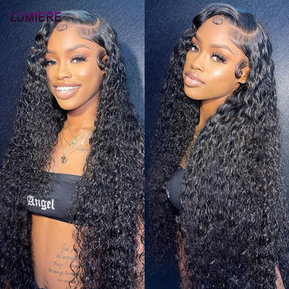 Extensões de Cabelo Humano Ondulado Profundo para Aplique Brasileiro 100% Cabelo Humano Virgem Puro 8 Peças/Conjunto Cabeça Inteira Para Mulheres 18A Trama Dupla