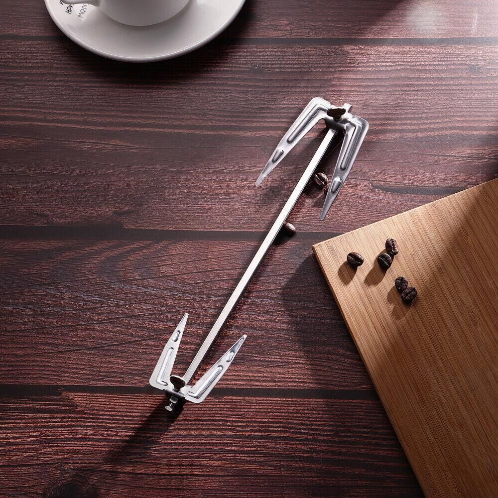 Chicken Roasting Rack Barbecue Rotisserie Spit Oven Air Fryer Fork Rotating