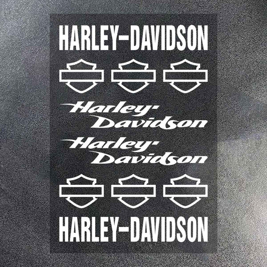 Vinyl Harley Davidson Sticker Logo Motorcycle Helmet Decal Kit