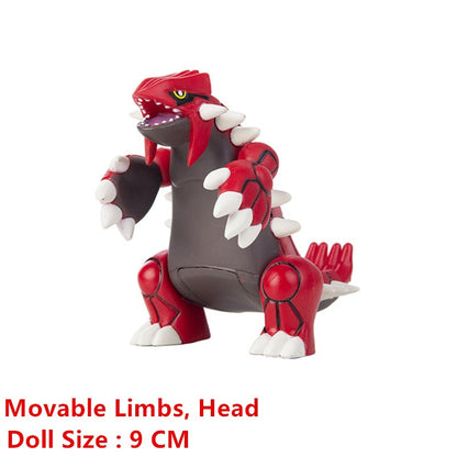 Pokémon 4-13cm Novos Desenhos Animados Filme Anime Figura Pikachu Mewtwo Charmander Blastoise Gurado Pet Ação Modelo Brinquedo Presentes