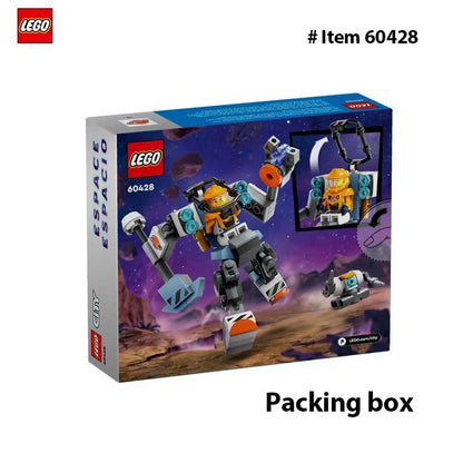 LEGO 60428 City Robô Espacial, Kit de Construção de Robô para Crianças a partir de 6 Anos, Conjunto com Boneco de Ação e Boneco de Piloto