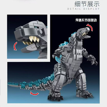 Em estoque jogos monstro dinossauro filme série moc bloco de construção modelo de brinquedo cus-laa presentes de natal conjunto infantil 1284 peças