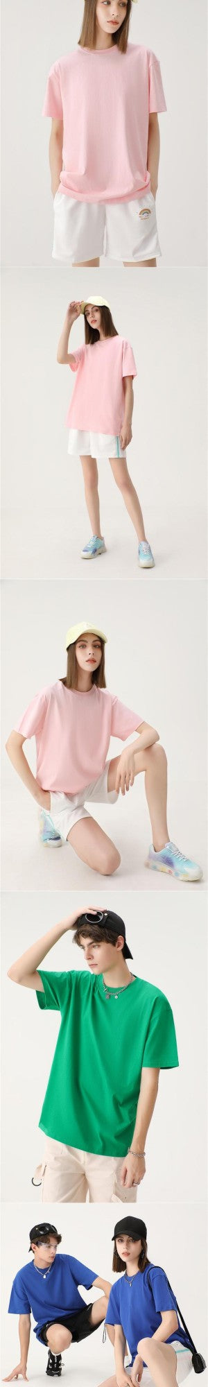 Top Grade 100% Mecerized Cotton New Summer Brand Tops Round Neck Plain t Shirt For Men Short Sleeve Casual Fashion Men Clothing