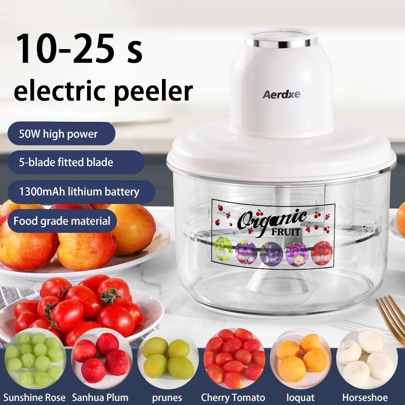 Grape Peeler Fully Automatic Household Electric Fruit Peeler Qingti Peeler Divine Tool Wireless Portable Easy Kitchen Gadget