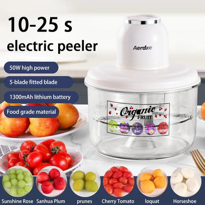 Grape Peeler Fully Automatic Household Electric Fruit Peeler Qingti Peeler Divine Tool Wireless Portable Easy Kitchen Gadget