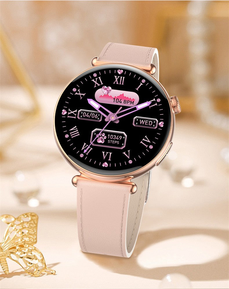Women Smartwatch 1.32inch AMOLED Screen Call ECG Sport Watch Blood Pressure Micro physical examination AI dial Women Smart Watch