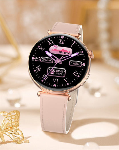 Women Smartwatch 1.32inch AMOLED Screen Call ECG Sport Watch Blood Pressure Micro physical examination AI dial Women Smart Watch