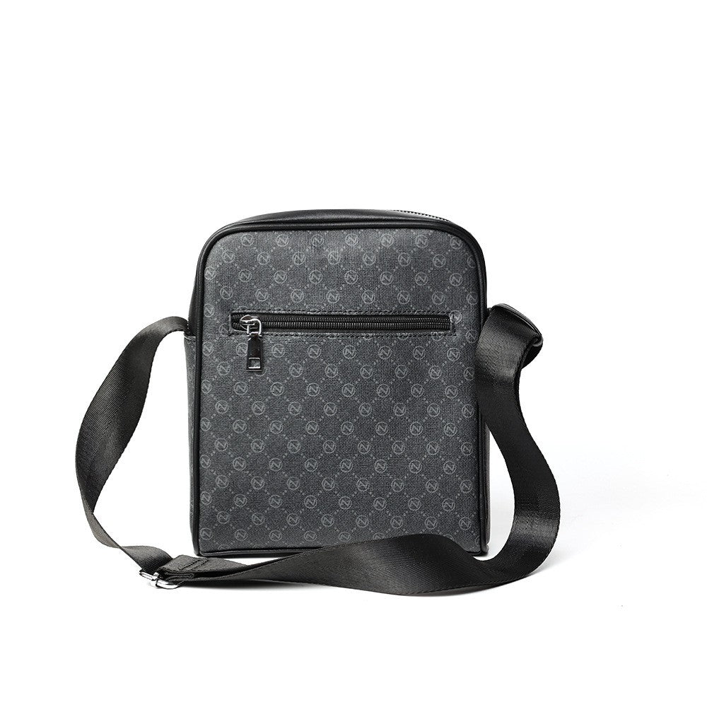 Luxury Design Men's Crossbody Bags Fashion Plaid Letter Printed Crossbody Bag Men Square Shoulder Bag Male Sling Messenger Bag