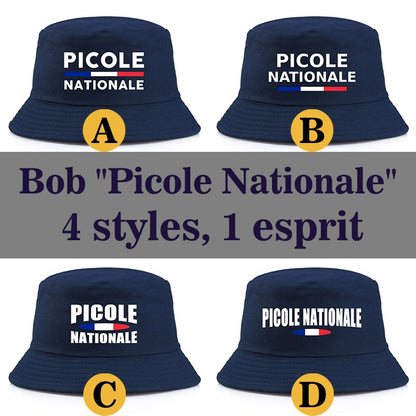 Summer Picole Nationale Bob Man Reversible Bucket Hat Women Cotton Fisherman Cap Unisex Outdoor Sport Sun Activities Panama