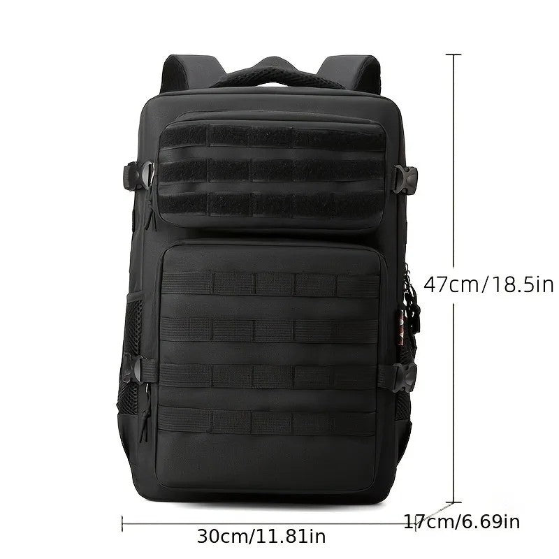 Mochila Tática Masculina Camuflada, Mochila para Hiking e Camping, Mochila Esportiva Grande Capacidade Multicamadas para Uso Externo