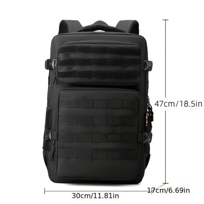 Mochila Tática Masculina Camuflada, Mochila para Hiking e Camping, Mochila Esportiva Grande Capacidade Multicamadas para Uso Externo