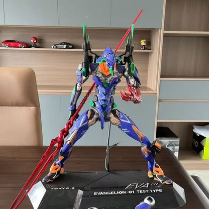 Venda quente de alta qualidade 33cm Evangelion 01 Anime Figura Eva Mutações Estatueta Coleção Estátua Enfeites de Mesa Presentes de Aniversário