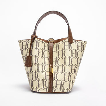 Luxury Brand 2024 Fashion Women's Handbag PVC Jacquard Texture Women's Shoulder Bag Large Capacity Commuter Travel Crossbody Bag