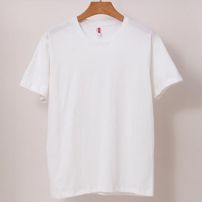 Plain Cotton T Shirts Wholesale High Quality Crew Neck Tshirt Unisex Tee Shirt Blanc White Tshirt For Men Camisetas Masculinas