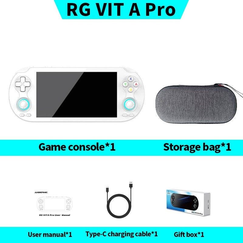 Anbernic RG VITA / RG VITA Pro Handheld Game Console RK3576 64-bit  Android 14 IPS Touchscreen 5000mAh Video Gaming Player