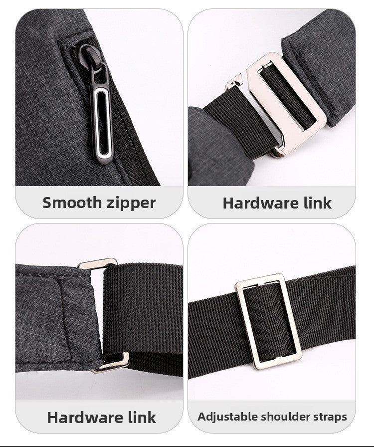 Sling Bag - Anti-theft Crossbody Shoulder Bag for Men and Women Sling Chest Crossbody Bag for Travel, Sport, Work Casual Daypack