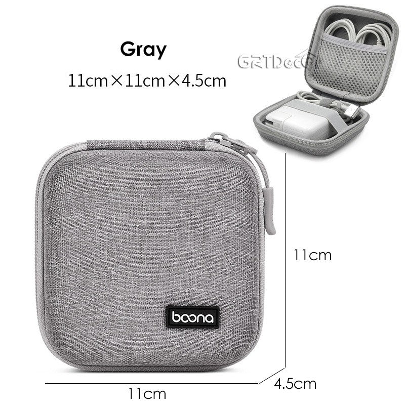 Hot Sale Waterproof Hard Shell Digital Gadgets Storage Bag Travel Organizer for Electronics Accessories HDD Earphone Storage Box