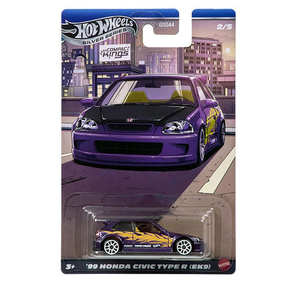 Hot Wheels GDG44-Q Compact Kings Series,Ford Fiesta Civic Subaru Mazda Nissan Sentra,1:64 Die-cast  Model Car Collector's Gift