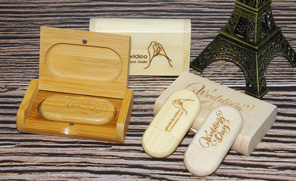JASTER 10 unidades/lote (LOGOTIPO personalizável) Pen Drive USB 2.0 de Madeira 4GB 8GB 16GB 32GB 64GB 128GB Memory Stick Presente de Casamento