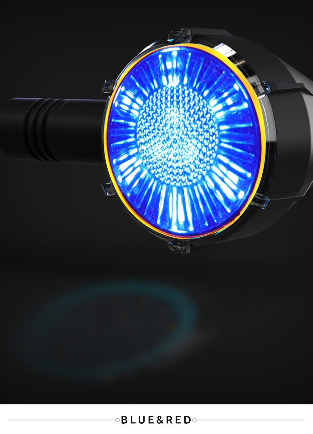 1 Par de Luzes LED de Seta Redondas Halo para Motocicleta, Duas Cores, DRL, Luz de Condução, Luz de Pisca Sequencial, Mini Indicador