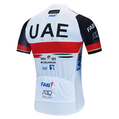 UAE Pro Team Cycling Jersey Summer Breathable Male Short Sleeves Bicycle Clothes Cycling Shirt Mountain Bike Cycling Clothing