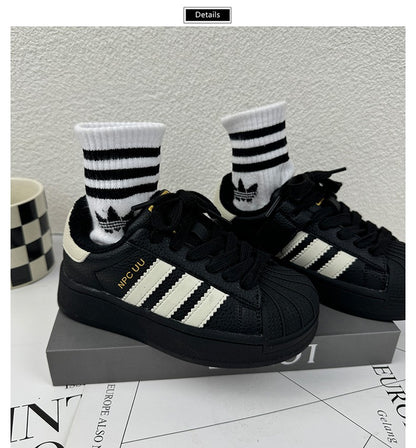 2025 Spring New Korean Style Sports Training Shoes for Kids Boys and Girls Breathable Sneakers