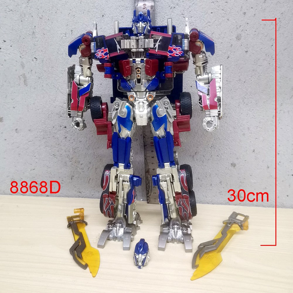 Brinquedos Robô Transformável 30CM Optimus Prime Star Commander Magatron Carro Bumblebe Boneco de Ação do Filme Modelo Anime de Deformação