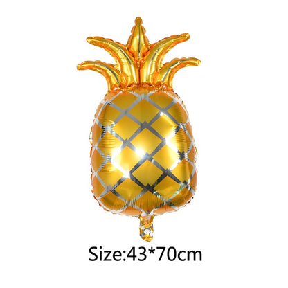 1/5pcs Tropical Balloon Hawaiian Balloons Luau Summer Helium Balloons for Birthday Hawaii Aloha Beach Pool Party Decorations