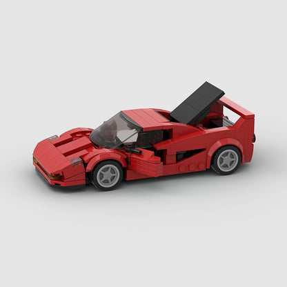 MOC Carro Esportivo de Corrida Veículo Cidade Speed Racer Modelo Técnico Blocos de Construção Tijolos Supercarro F1 Brinquedos Infantis Presentes para Meninos NSX