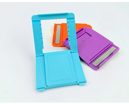 Mini Suporte Dobrável Portátil Universal Ajustável Criativo Para Tablet e Celular ipad iPhone Samsung Xiaomi