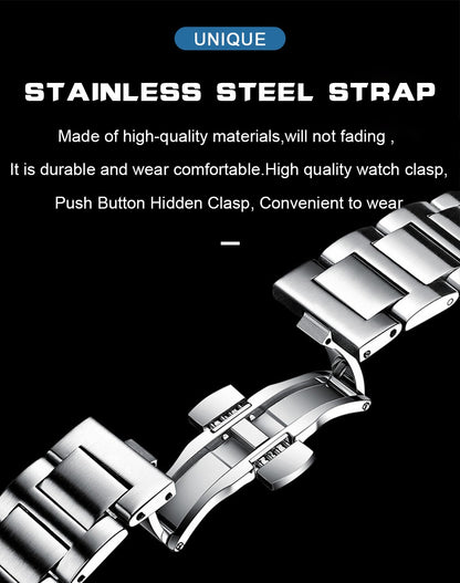 POEDAGAR Top Luxury Brand Man Watch Sports Waterproof Luminous Date Men Wristwatch Square Dial Quartz Men's Watches High Quality