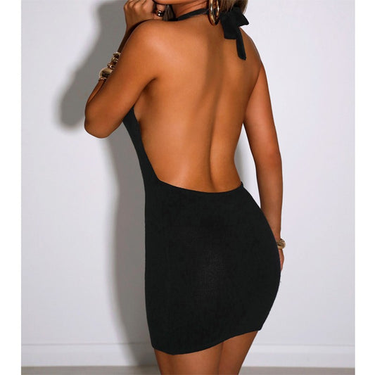 Sexy Bodycon Wedding Party Dresses Backless Spaghetti Straps Clubwear Mini Dress