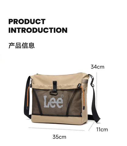 LEE Fashion Waterproof Large Crossbody Messenger Bags For Ladies Women Multifunctional Nylon Big Size Shoulder Schooll Bag