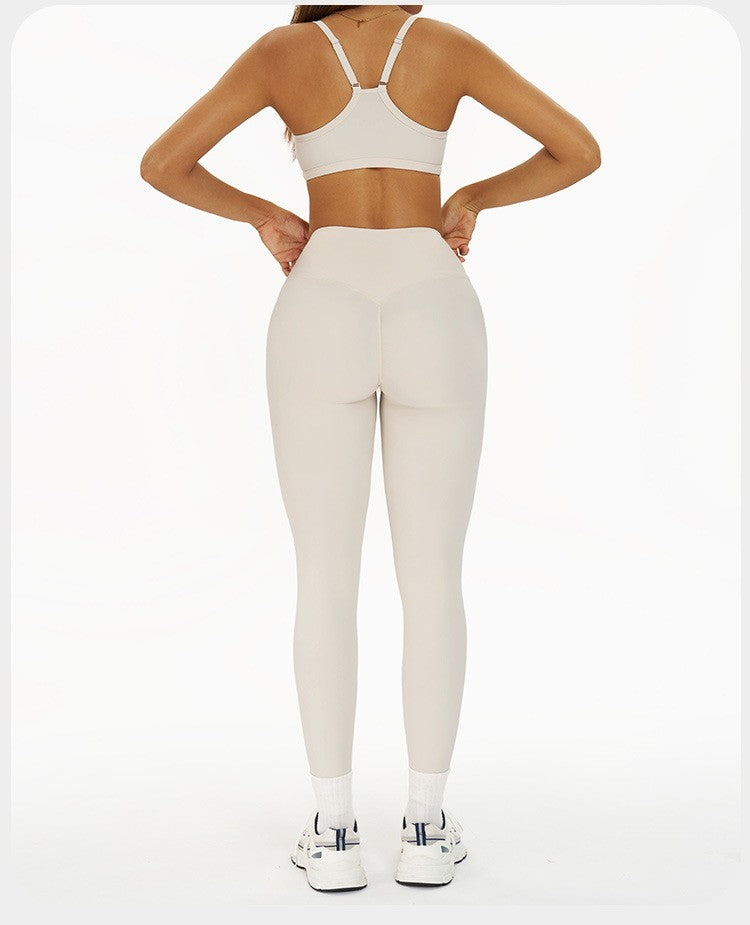 2 Pieces Women's Tracksuit Seamless Yoga Set Workout Outfit Sportswear Gym Clothing High Waist Leggings Fitness Bra Sports Suits