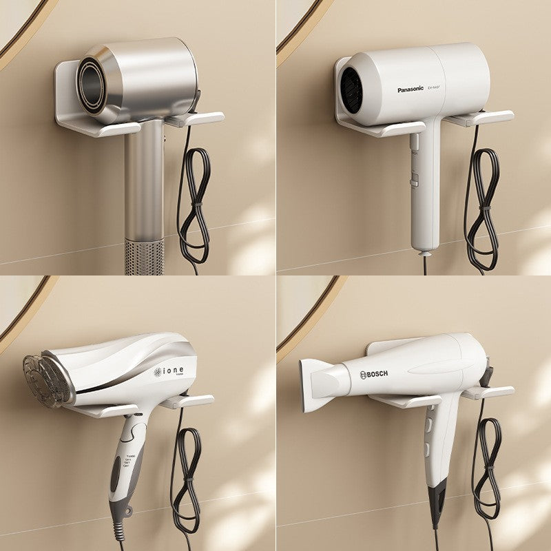 Suporte para Secador de Cabelo Suporte para Chapinha de Cabelo Suporte de Parede de Armazenamento para Banheiro sem Perfurações Prateleiras para Casa