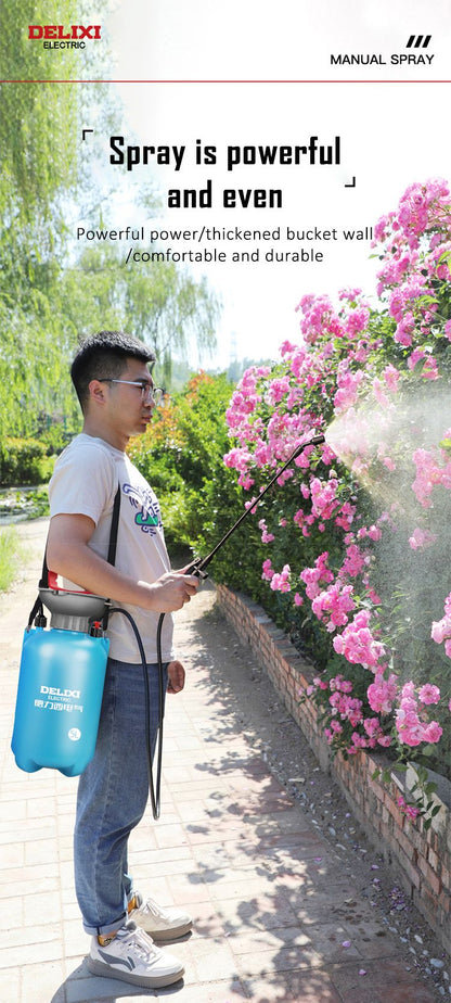 DELIXI ELECTRIC 3/5/8L Garden Sprayer Hand Pump Pressure Sprayer,Multi-Purpose Hand Pressure Garden Sprayer,for Lawn Garden