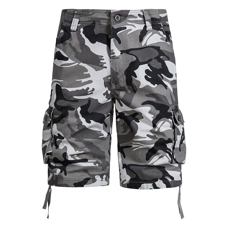 Loose camouflage beach five pants men's summer cotton thin section in the pants summer work casual shorts
