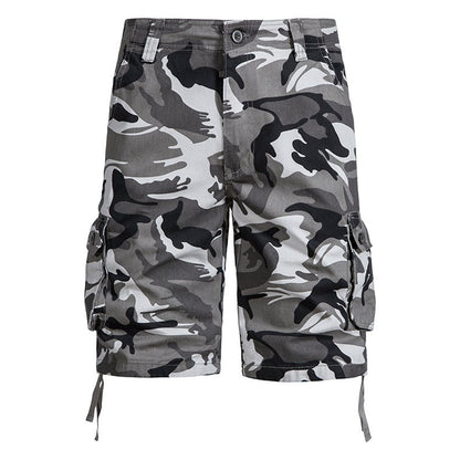 Loose camouflage beach five pants men's summer cotton thin section in the pants summer work casual shorts
