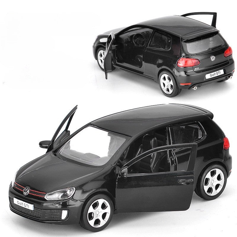 1:36 Volkswagen Golf 6 GTI Carro de Brinquedo Miniatura de Metal SUV Com Função de Recuo Portas Que Abrem Coleção Educacional Presente Infantil