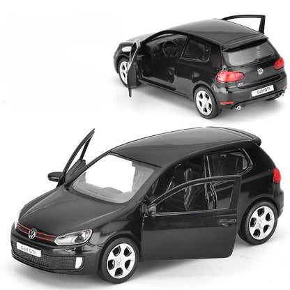 1:36 Volkswagen Golf 6 GTI Carro de Brinquedo Miniatura de Metal SUV Com Função de Recuo Portas Que Abrem Coleção Educacional Presente Infantil