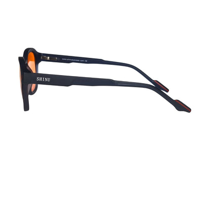 SHINU sleep better red lenses blue light filter glasses for men orange eyepieces gaming glasses Sleep aid glasses man customized
