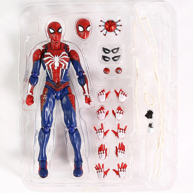 Boneco Articulado Homem-Aranha Versão do Jogo Peter Parker Marvel Legend Spiderman Modelo Anime Colecionável Presente