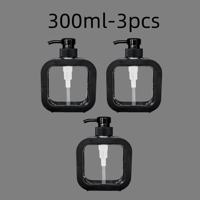300/500ml Bathroom Soap Dispensers Refillable Lotion Shampoo Shower Gel Holder Portable Travel Dispenser Empty Bath Pump Bottle