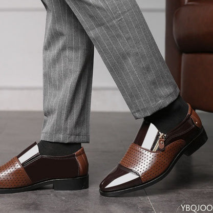 2026 Large Size Fashionable Men's Office Formal Shoes Low Cut Daily Comfortable Pointed Multifunctional Men's Wedding Shoes