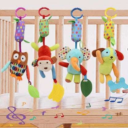 Wind chime baby stroller pendant with bell and dental glue Newborn 0-3 year old baby toy
