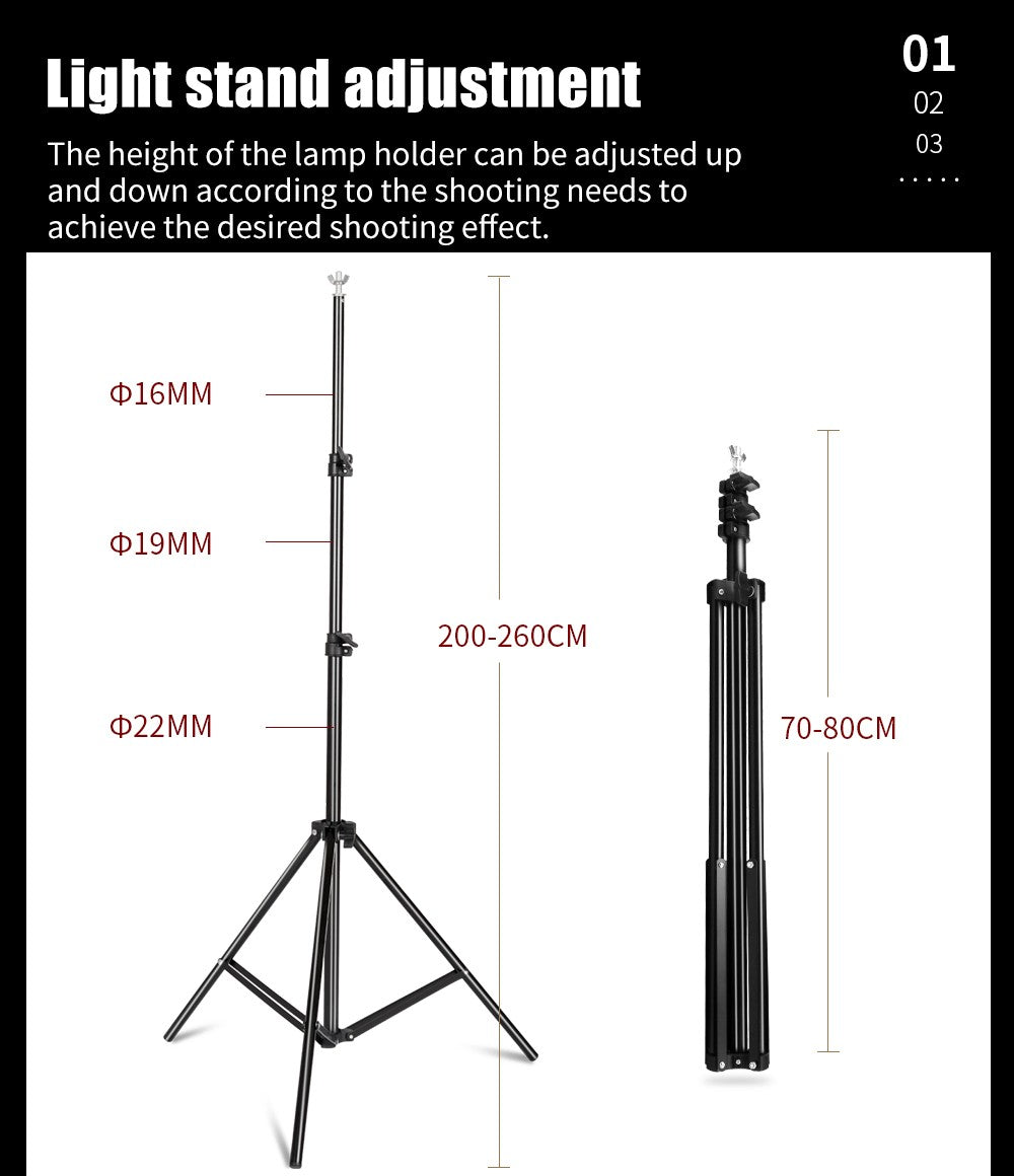 Photography Backdrop Stand Photo Studio Background Backdrops Chromakey Green Screen Support System Frame Carry Bag Light Kits