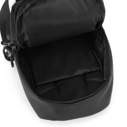 Men's Stylish Shoulder Sling Bag - Compact Waist Pouch with Multiple Compartments (Fits Phone, Wallet & Keys) Chest Pack